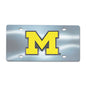 University of Michigan Chrome Diecast License Plate