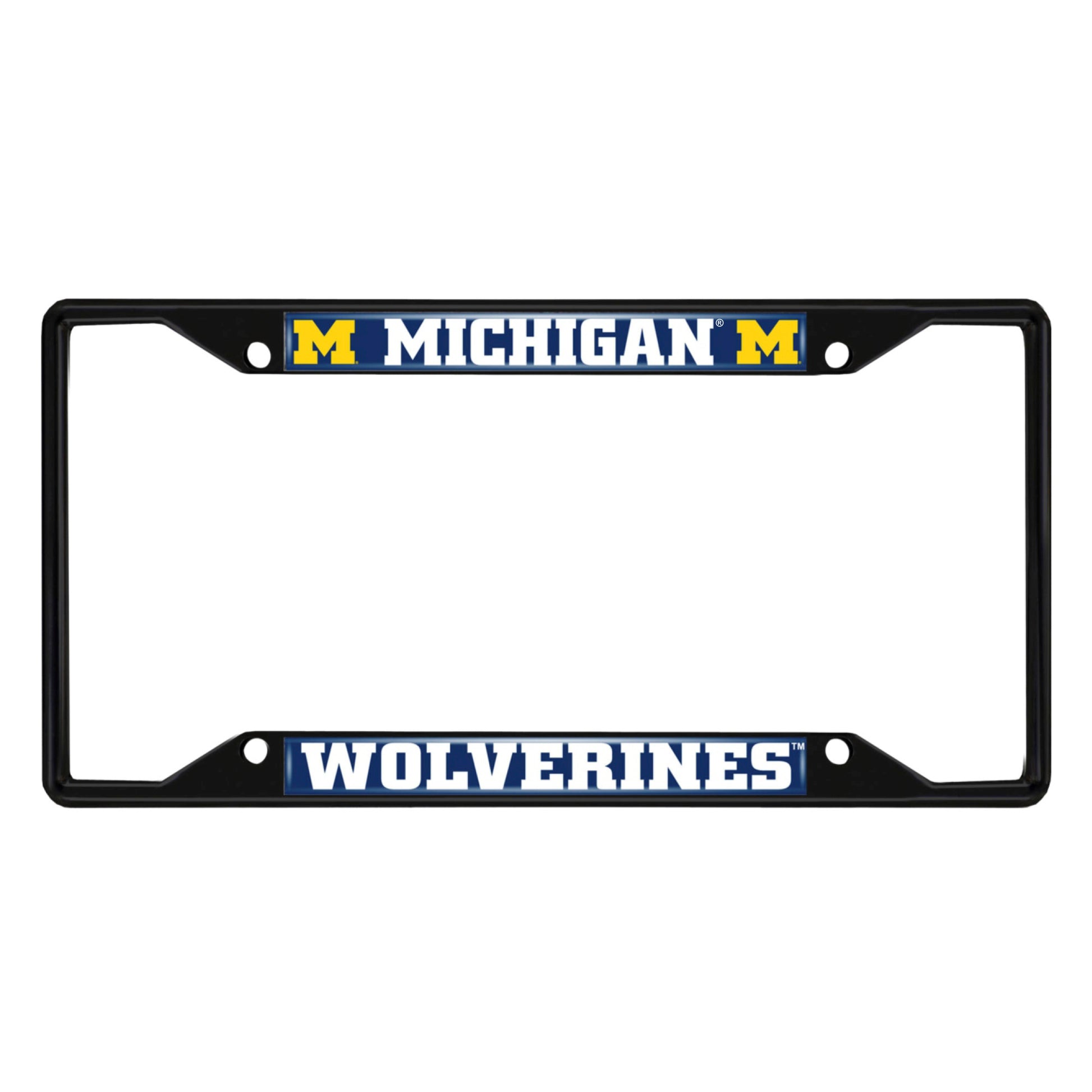 University of Michigan Black License Plate Frame