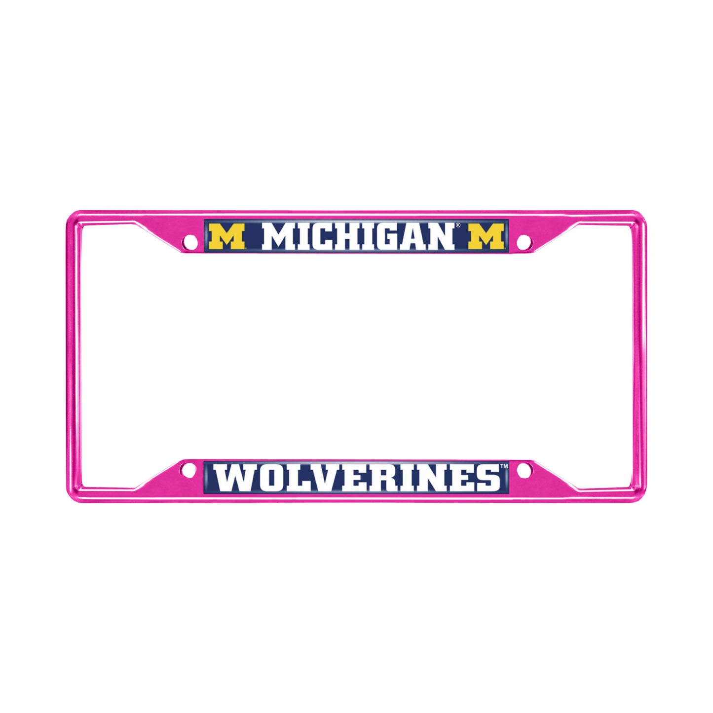 University of Michigan Pink License Plate Frame