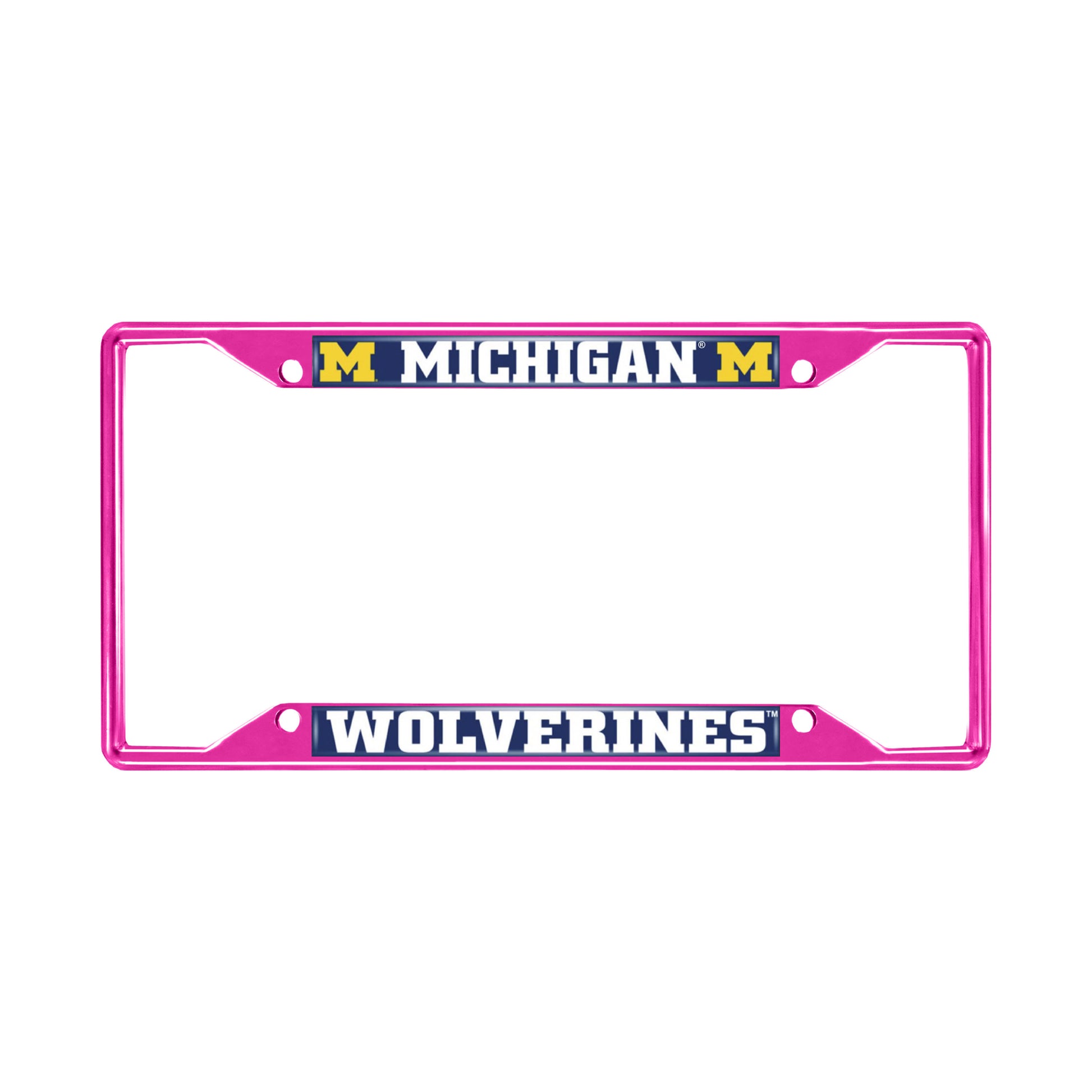 University of Michigan Pink License Plate Frame