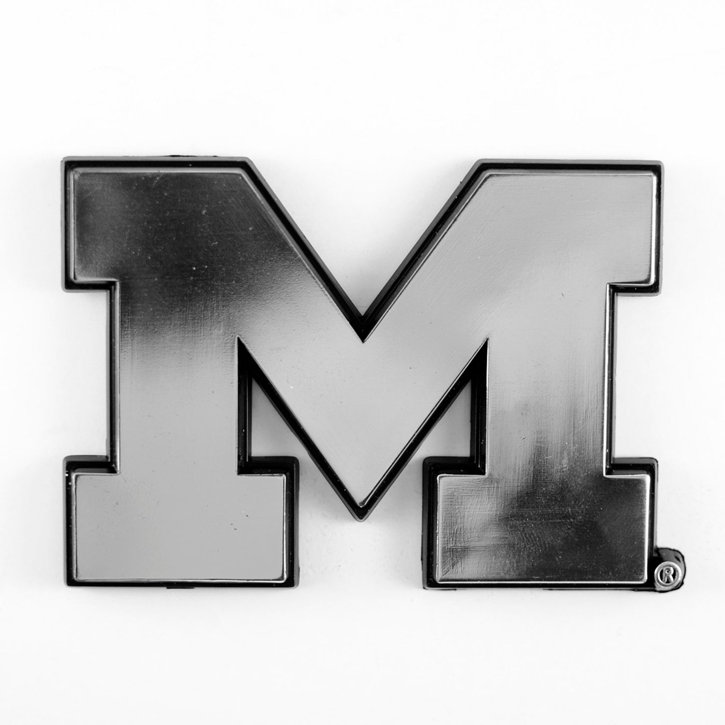 University of Michigan Plastic Chrome Emblem