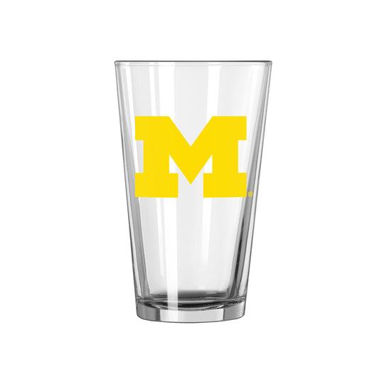 2025 Michigan Football Schedule 16oz Pint Glass