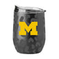 Michigan Leopard 16oz Black Powdercoat Curved Beverage