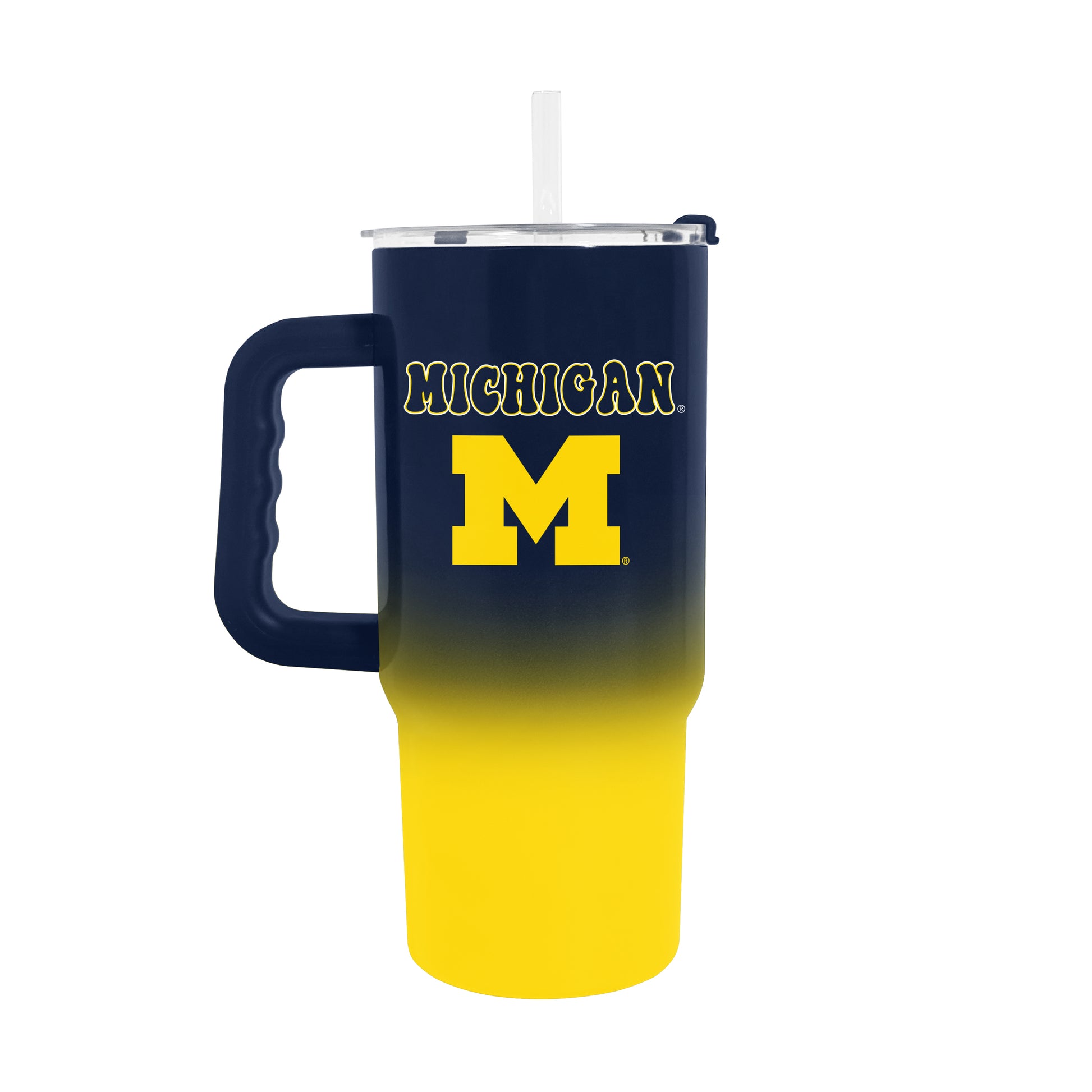Michigan 24oz 2 Tone Tumbler w/Handle
