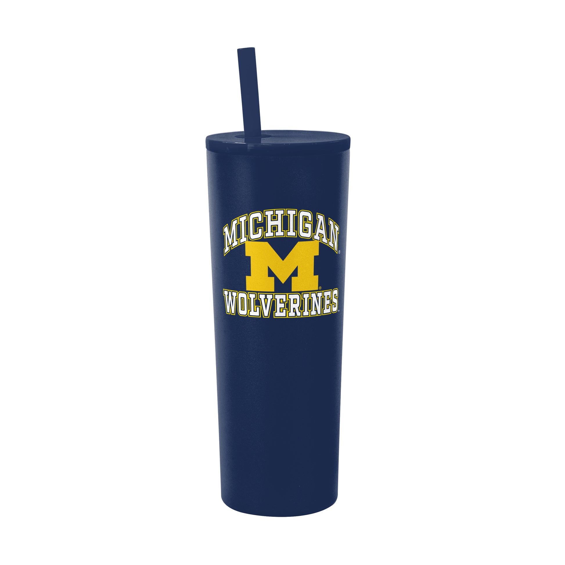 Michigan 30oz Athletic SS Straw Tumbler
