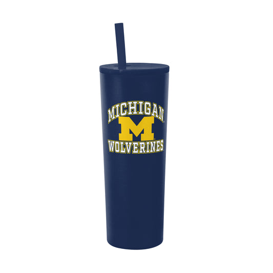 Michigan 30oz Athletic SS Straw Tumbler