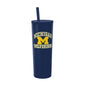 Michigan 30oz Athletic SS Straw Tumbler