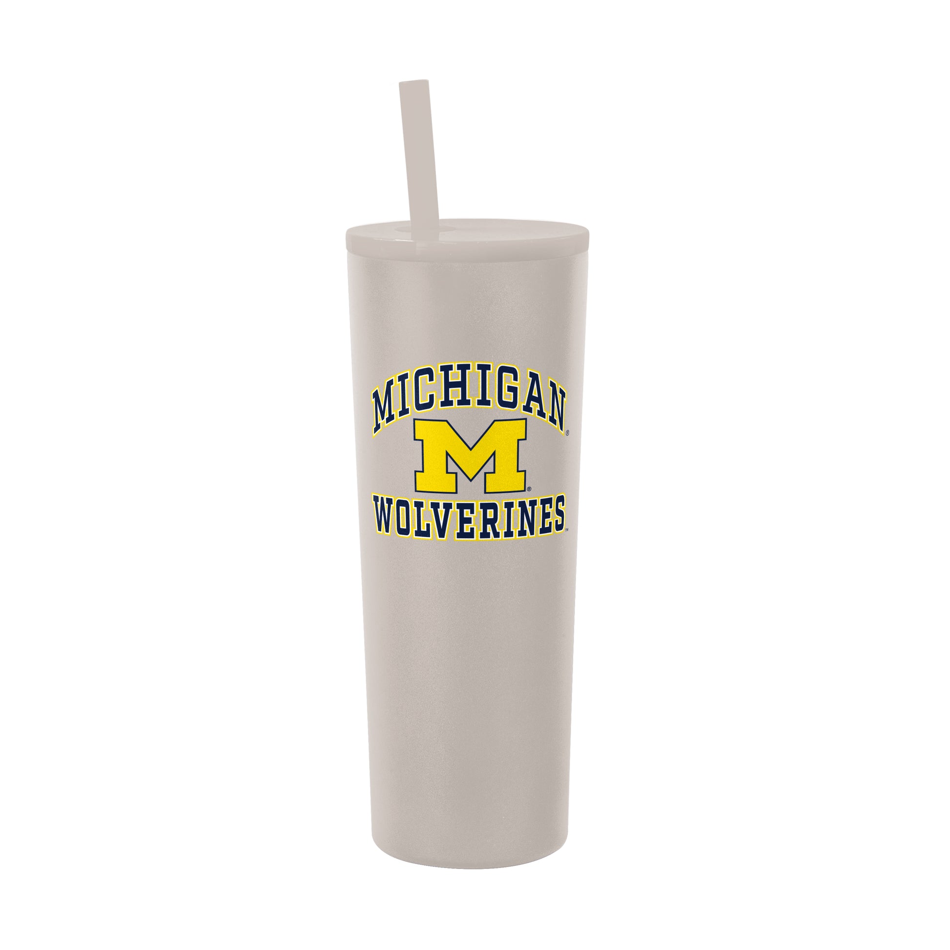 Michigan 30oz Athletic SS Straw Tumbler