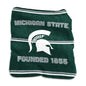 Michigan State Raschel Rally House Throw