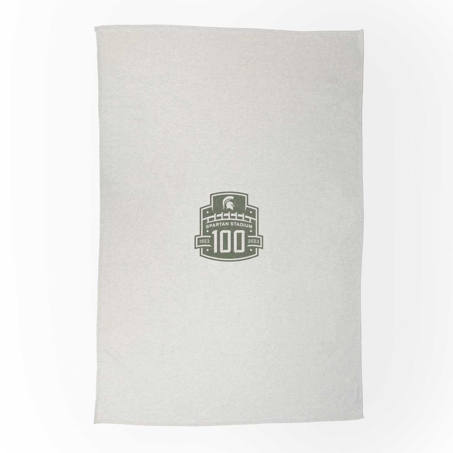 Michigan State Stadium 100th Anniversary Sublimated Sweatshirt Blanket