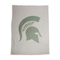 Michigan State Oversized Logo Sublimated Sweatshirt Blanket