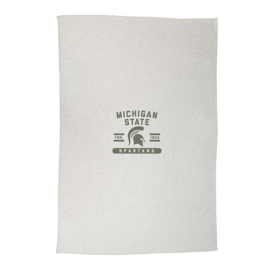 Michigan State Sublimated Sweatshirt Blanket