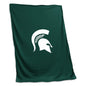 Michigan State Screened Sweatshirt Blanket