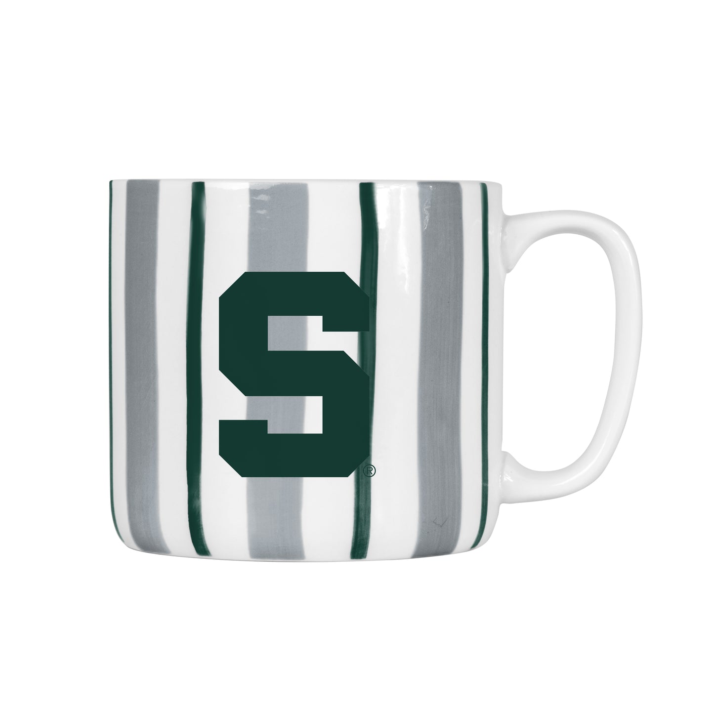 Michigan State 16oz Alternate Brushstroke Stripe Mug
