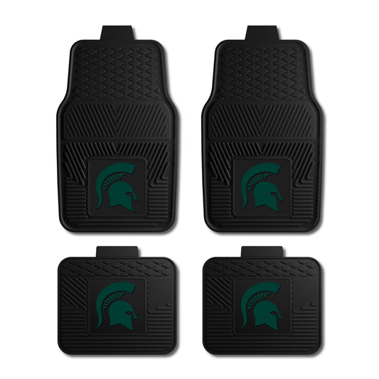 Michigan State University 4-pc Vinyl Car Mat Set