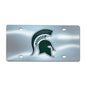Michigan State University Chrome Diecast License Plate