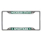 Michigan State University Chrome License Plate Frame
