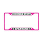 Michigan State-Pink License Plate Frame