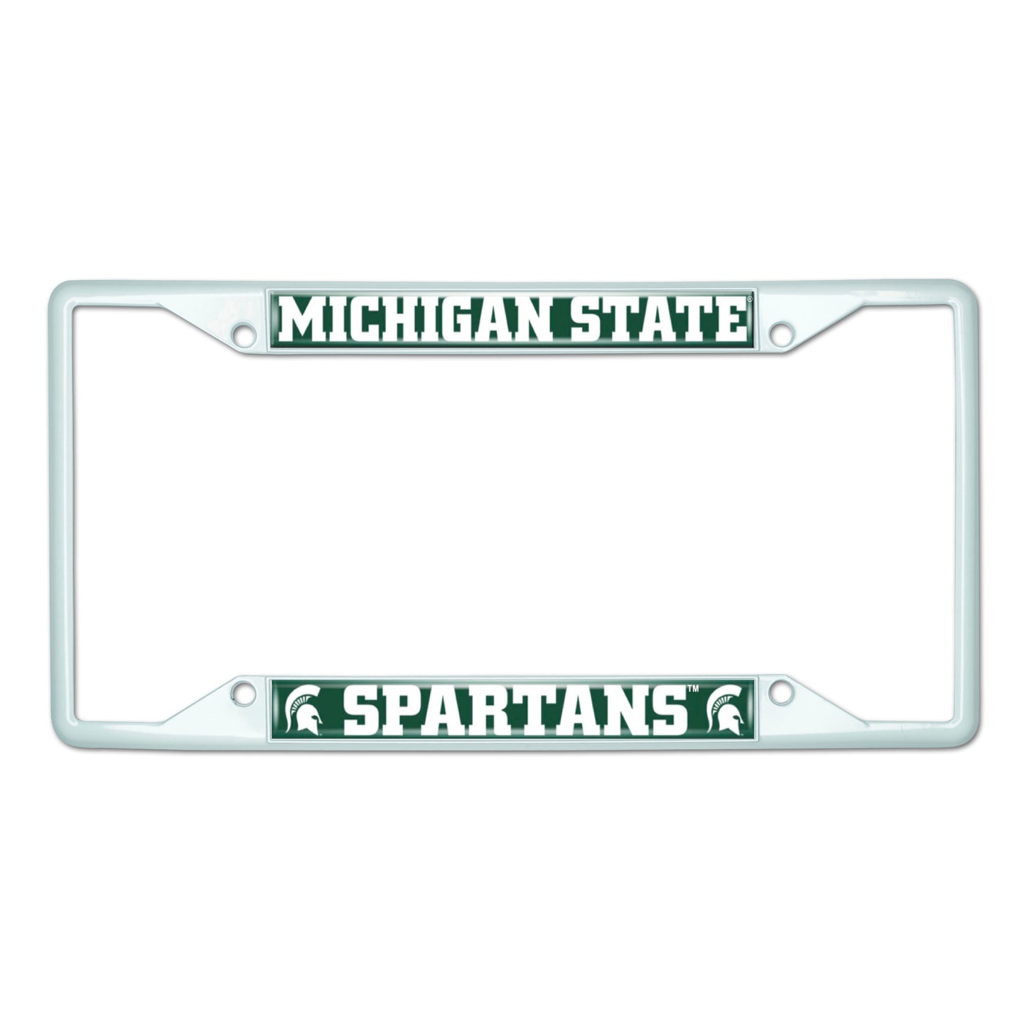 Michigan State-White License Plate Frame