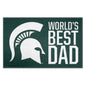 Michigan State University Starter Mat - Worlds Best Dad