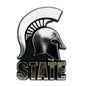 Michigan State University Plastic Chrome Emblem
