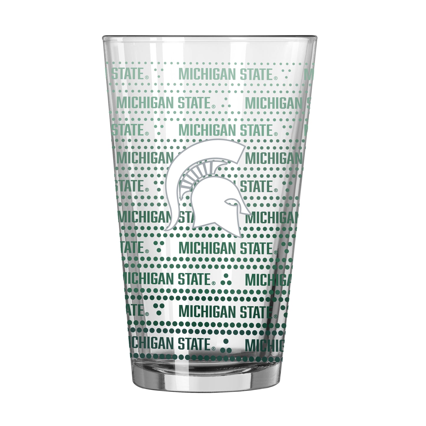 Michigan State 16oz Chant Fade Pint Glass