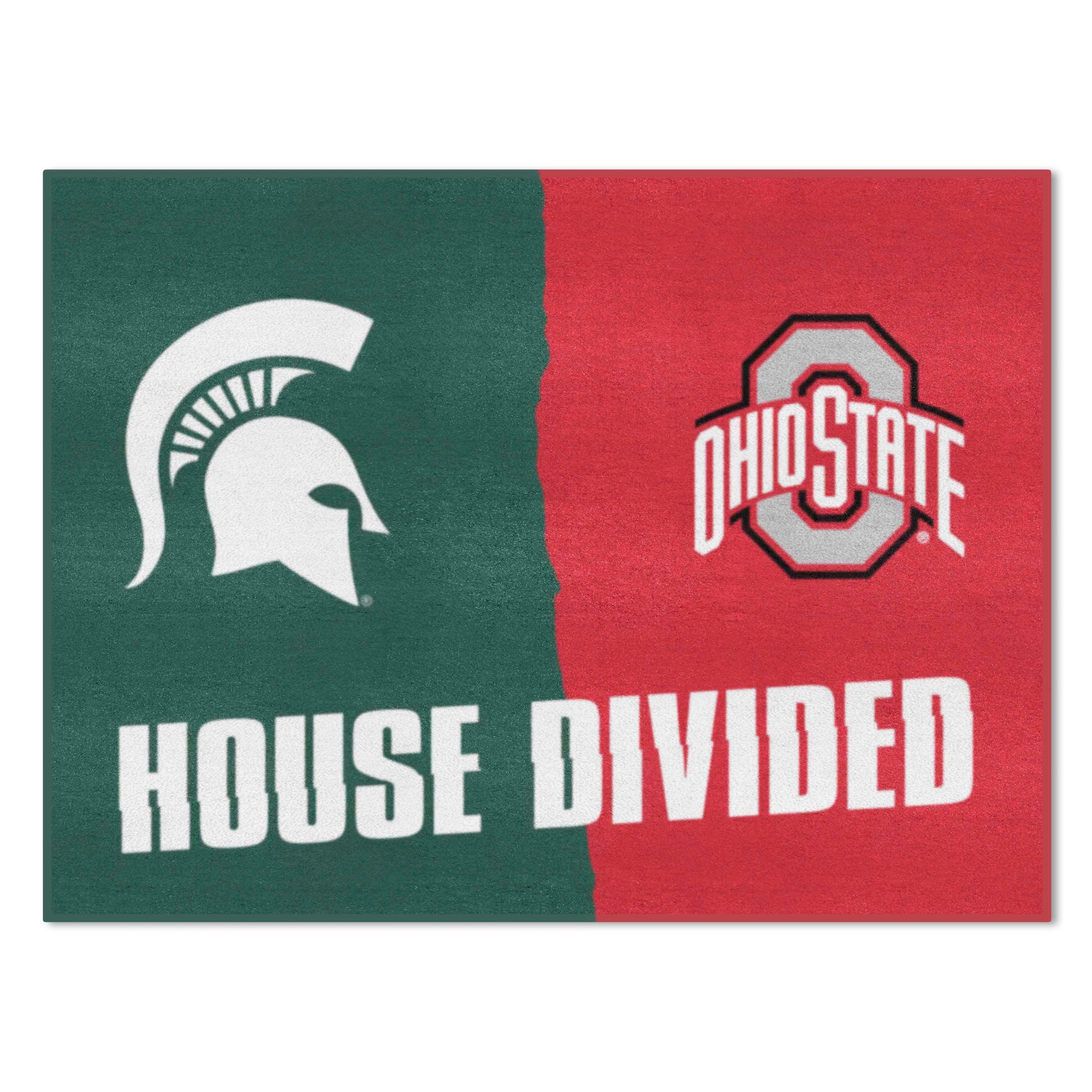 House Divided Mat - Michigan State / Ohio State
