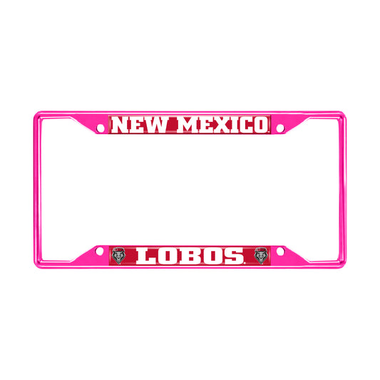 University of New Mexico Pink License Plate Frame