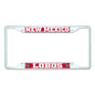 University of New Mexico White License Plate Frame
