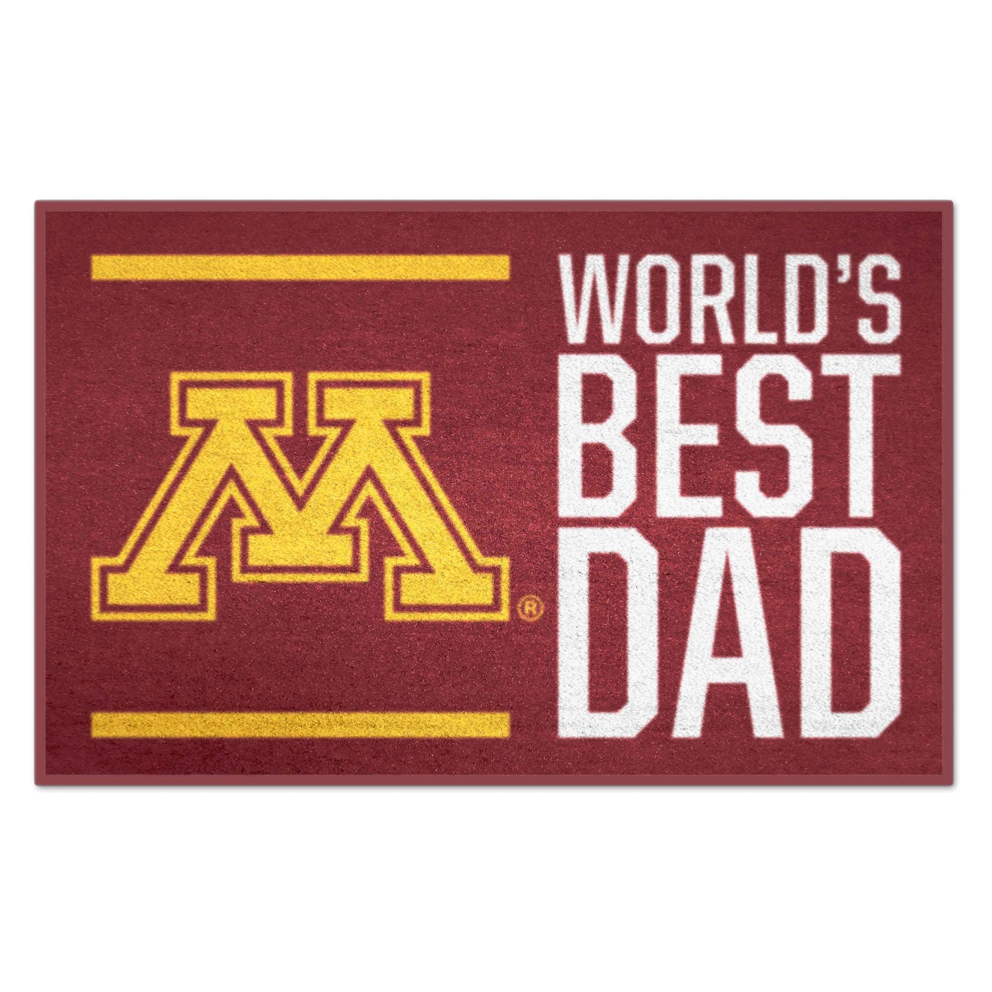 University of Minnesota Starter Mat - World's Best Dad