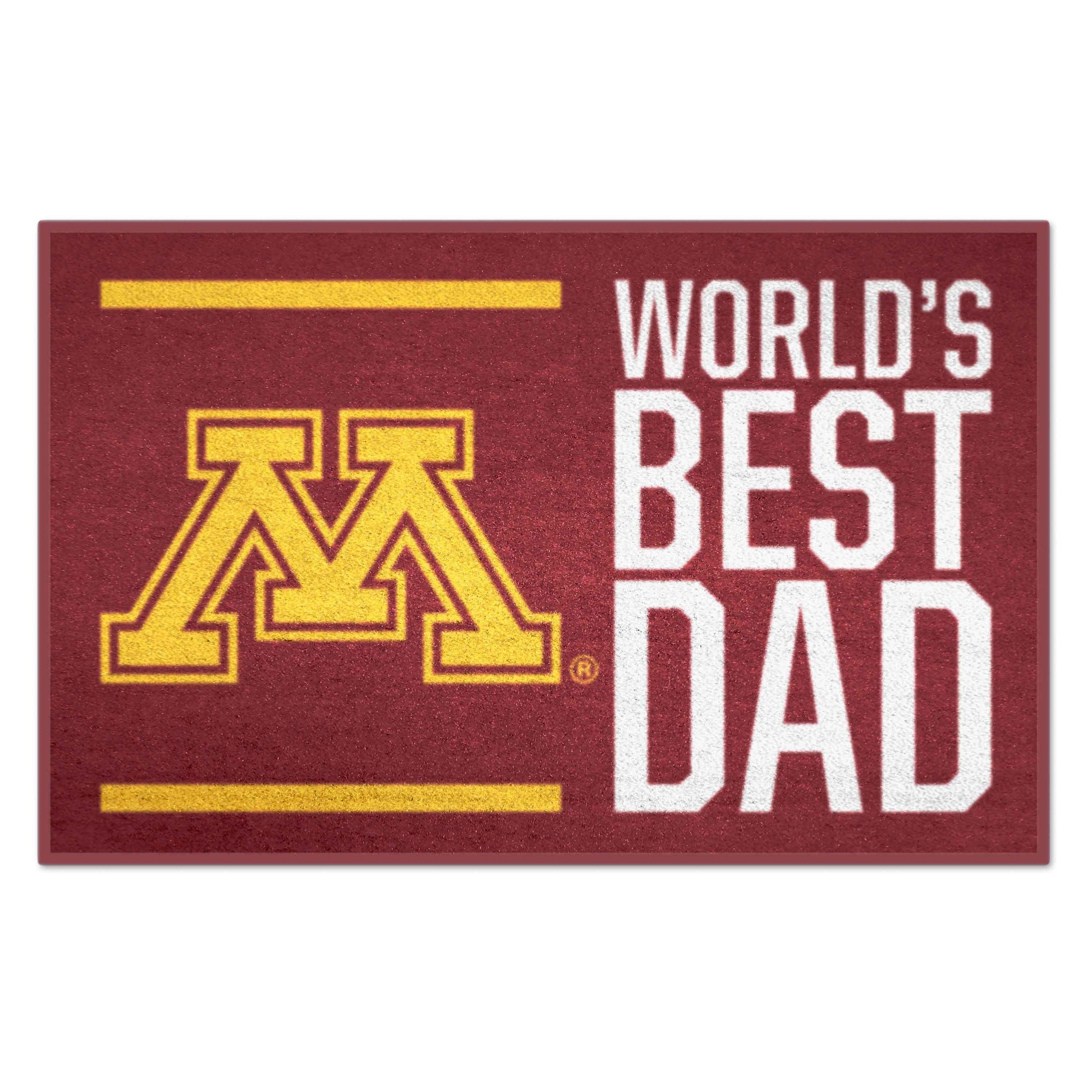 University of Minnesota Starter Mat - World's Best Dad