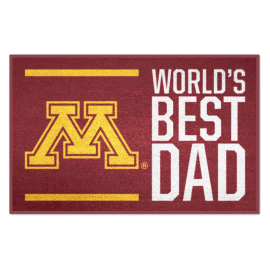 University of Minnesota Starter Mat - World's Best Dad