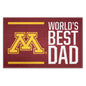 University of Minnesota Starter Mat - World's Best Dad