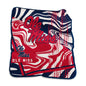 Ole Miss Swirl Raschel Throw