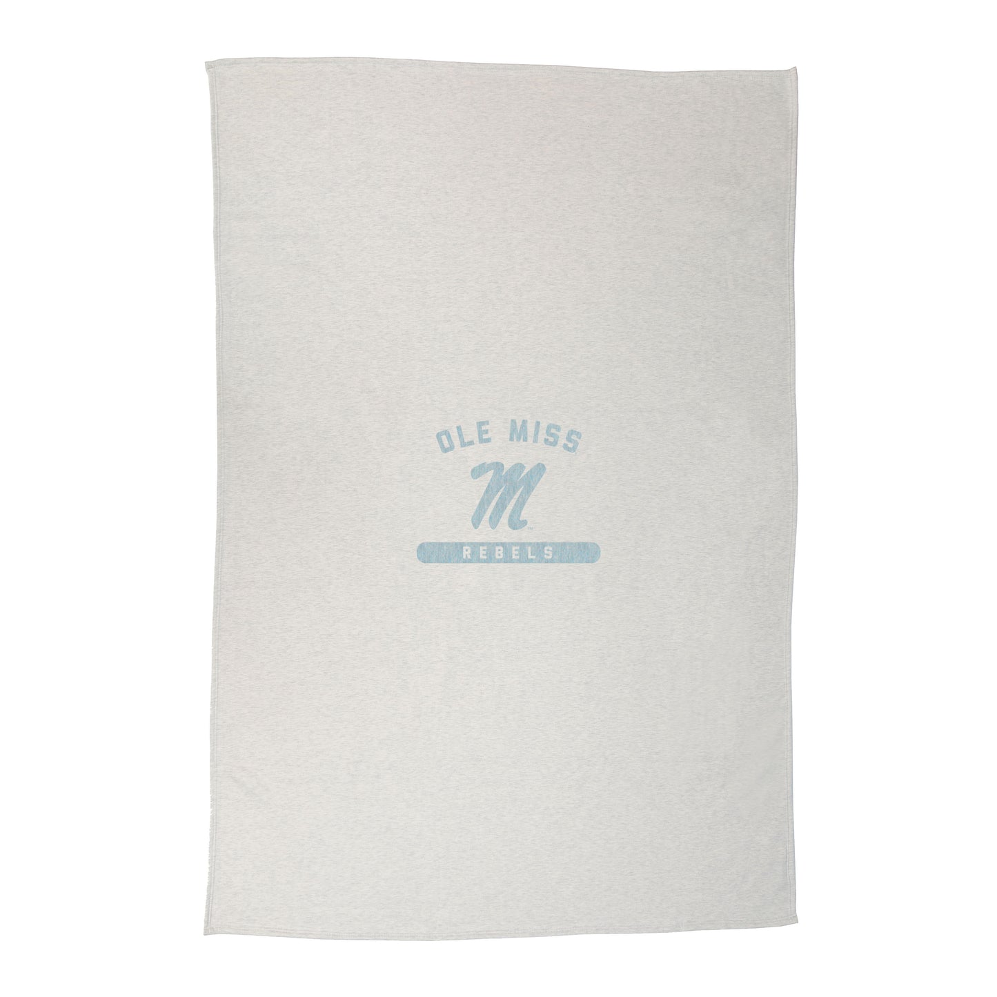 Ole Miss Powder Logo Sublimated Sweatshirt Blanket