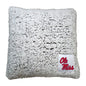 Ole Miss Frosty Throw Pillow