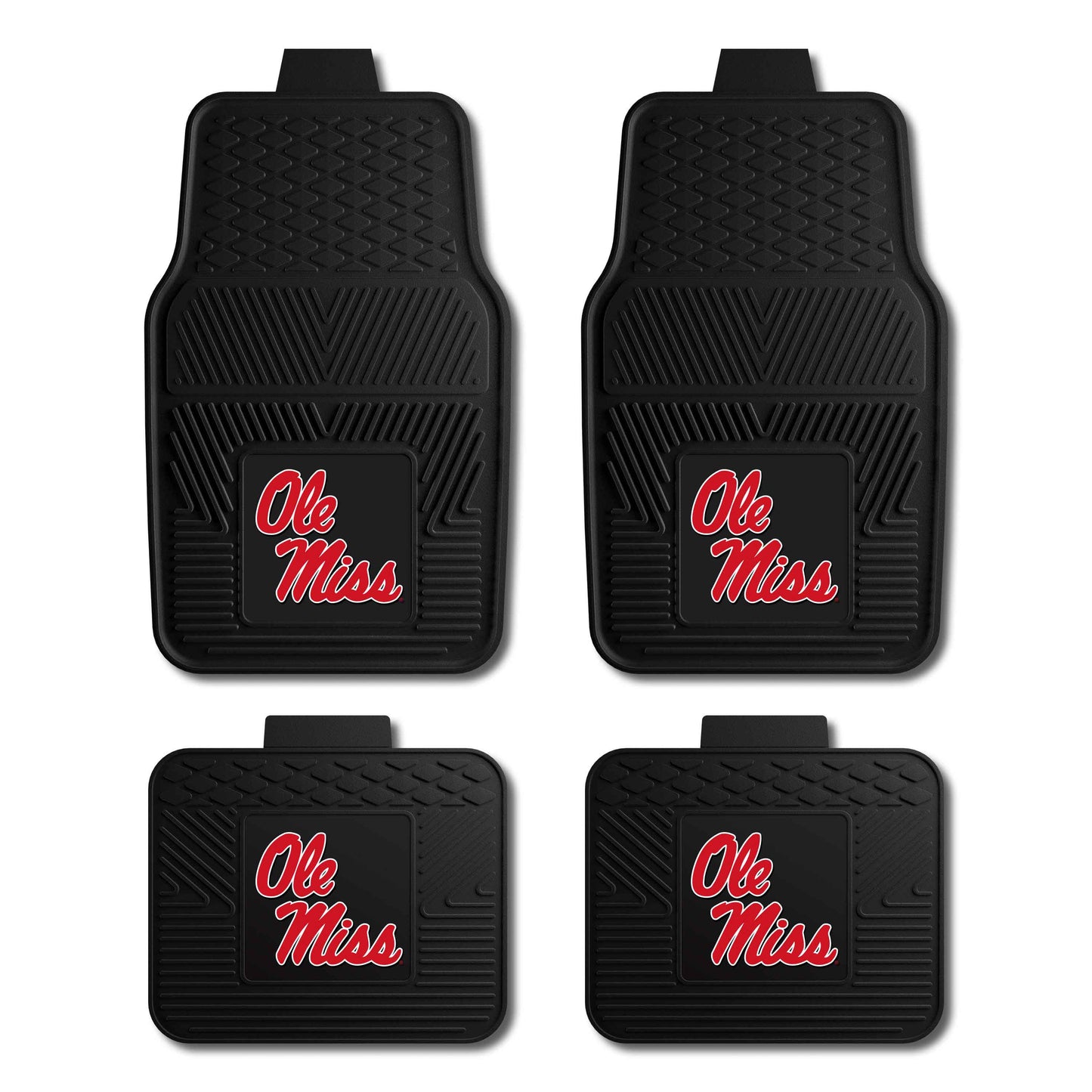 University of Mississippi 4-pc Vinyl Car Mat Set