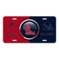 University of Mississippi Embossed Metal License Plate