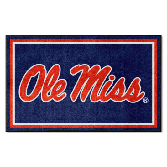 University of Mississippi - Ol 4x6 Rug