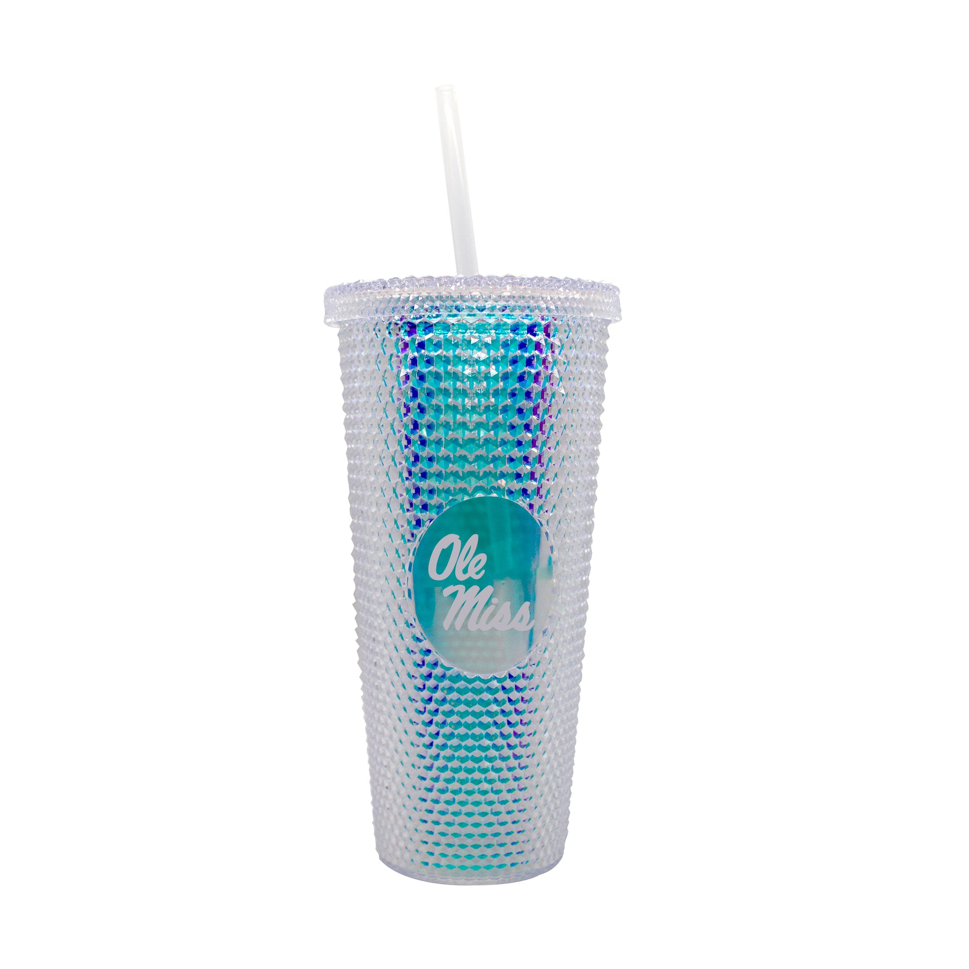 Ole Miss 24oz Iridescent Studded Tumbler