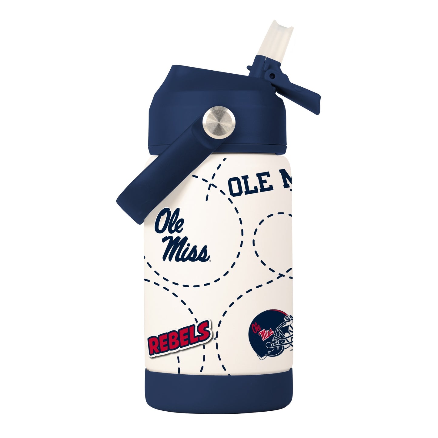 Ole Miss 12oz Alternate Mascot SS Kids Bottle