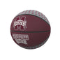Mississippi State Repeating Logo Mini-Size Rubber Basketball