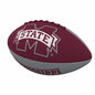 Mississippi State Pinwheel Logo Junior Size Rubber Football