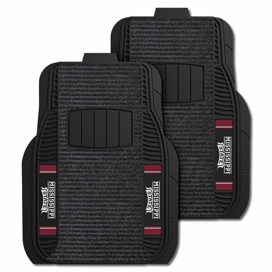 Mississippi State University 2-pc Deluxe Car Mat Set