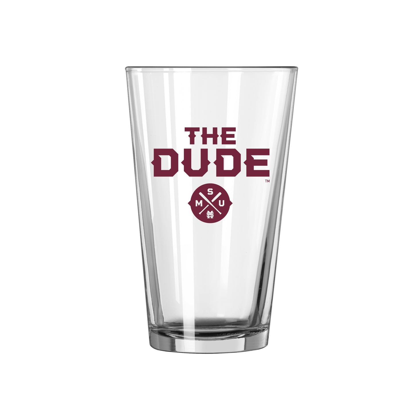 Mississippi State The Dude 16oz Pint Glass