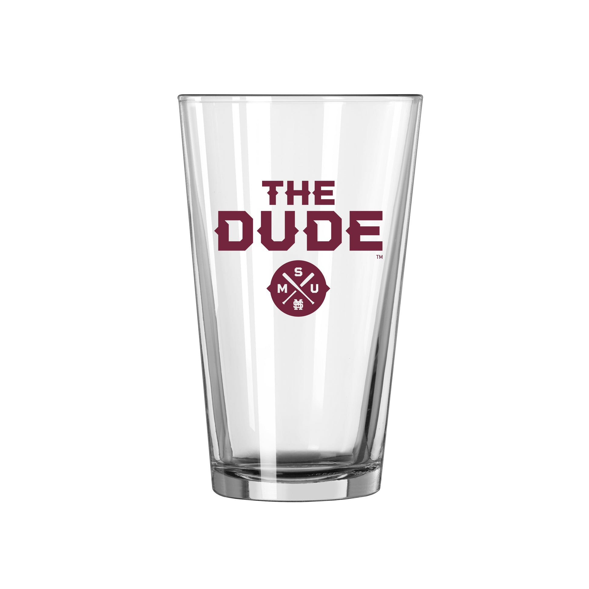 Mississippi State The Dude 16oz Pint Glass