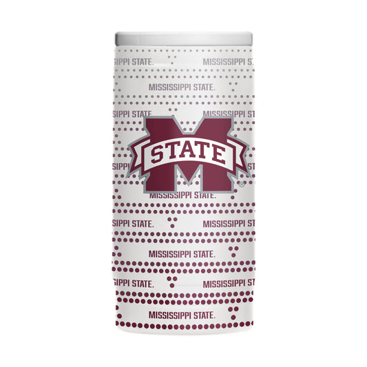 Mississippi State 12oz Chant Fade Powdercoat SlimCan Coolie