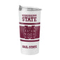 Mississippi State 20oz Alternate Colorblock Powder Coat Tumbler