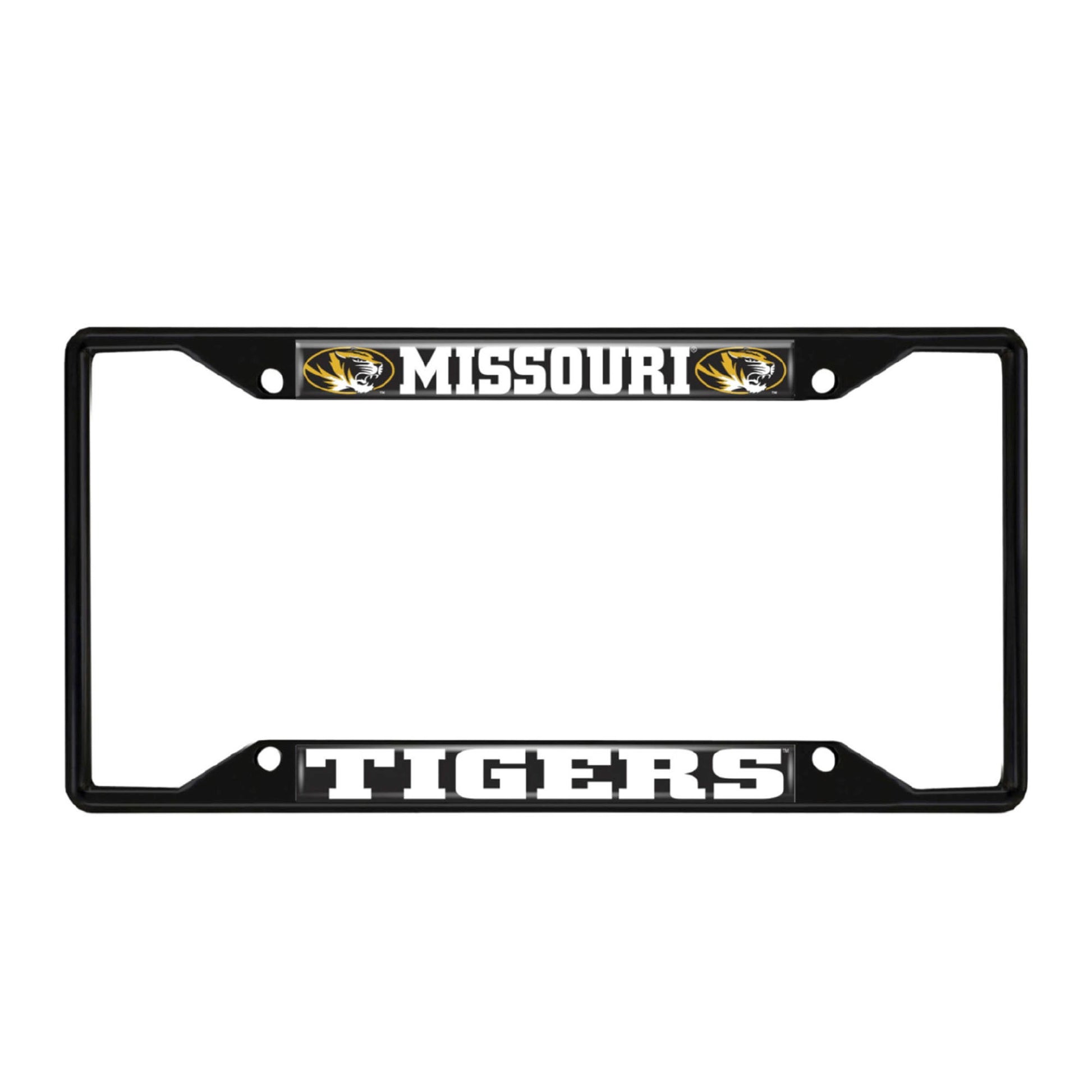 University of Missouri Black License Plate Frame
