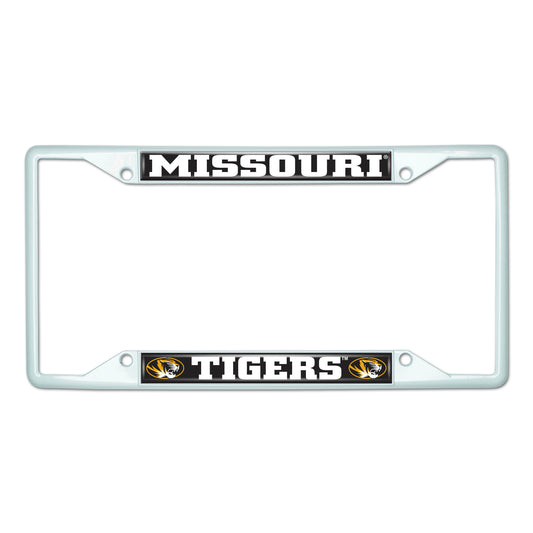 University of Missouri-White License Plate